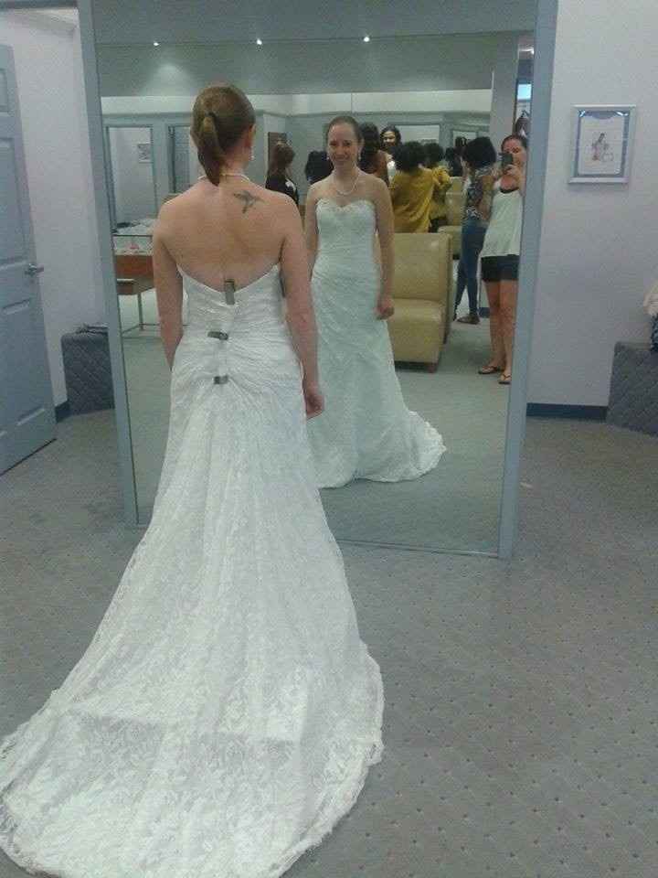 I went dress shopping today!