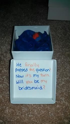 How did you ask your MOH and BM's?