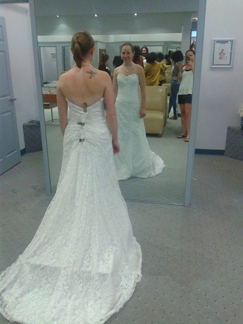 I went dress shopping today!