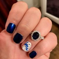 My sapphire engagement ring... show me yours?