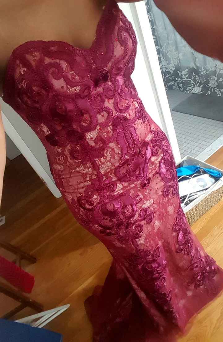 Diving into the dress blind - 1