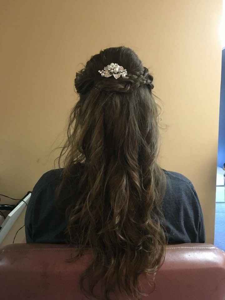 Hair trials and cake trials and dress fittings, oh my! *pics*