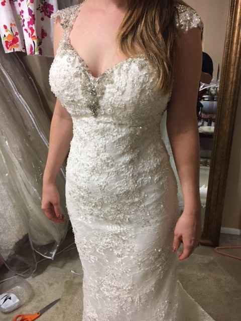 Still can't decide if I'm happy with my dress!