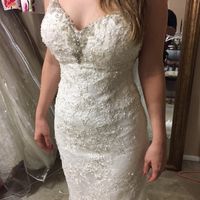 Still can't decide if I'm happy with my dress!