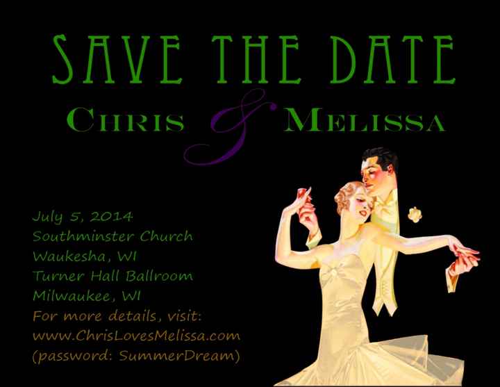 Save the Date Wording