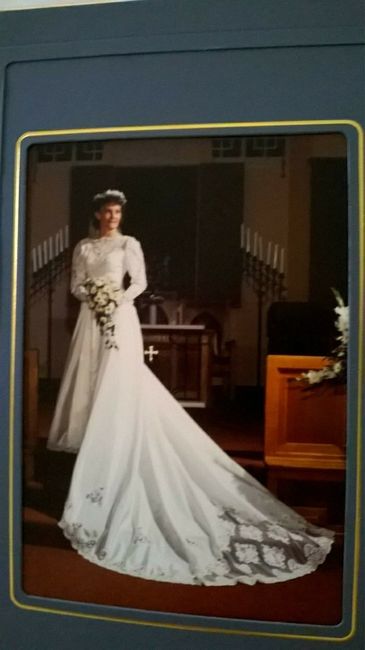 Nervous about trying on my FMIL's wedding gown