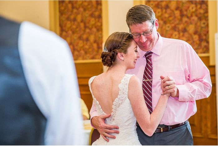 Me and my dad during the joint parents' dance