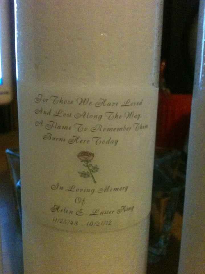 My DIY Memorial Candles (PICS)