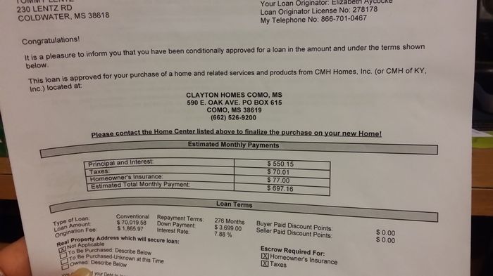Trying To Buy A Home (With Pics)