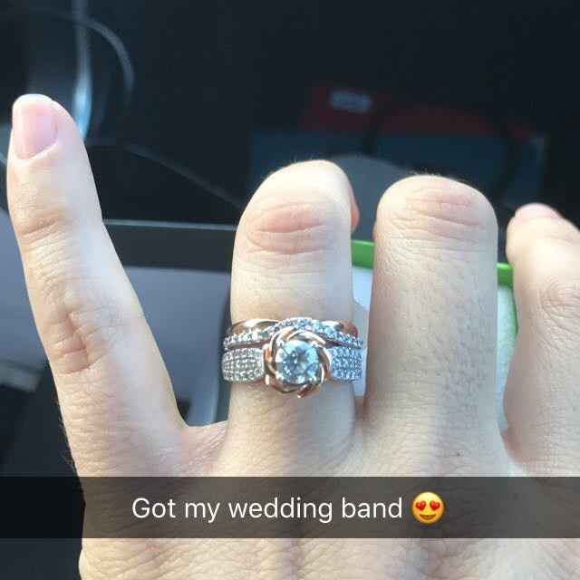 We bought our wedding bands!