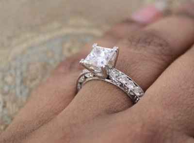 My wedding band came in!!! *pic* Show off your Ring!!!!