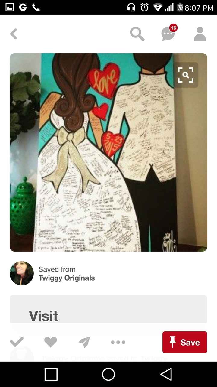 Guest Book Idea Second Guessing!