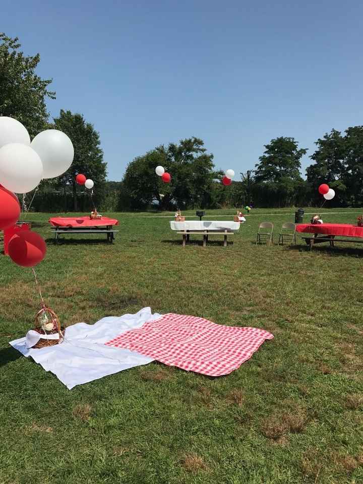 Picnic bridal shower