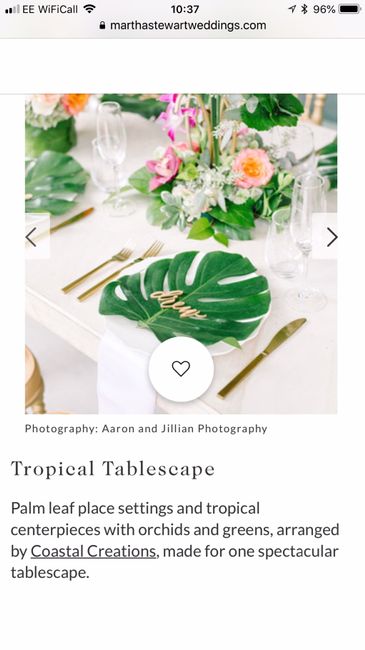 Table design - using these leaves
