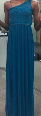 Bridesmaids dressed came in today... Jr. Bridesmaid wrong shade of blue!!