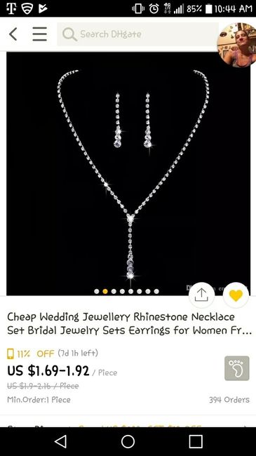 Bridesmaid jewelry