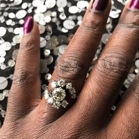Andromeda, my hand-cut diamond e-ring, designed by FH & I 