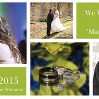 Our Christmas Cards (Totally Wedding Related)