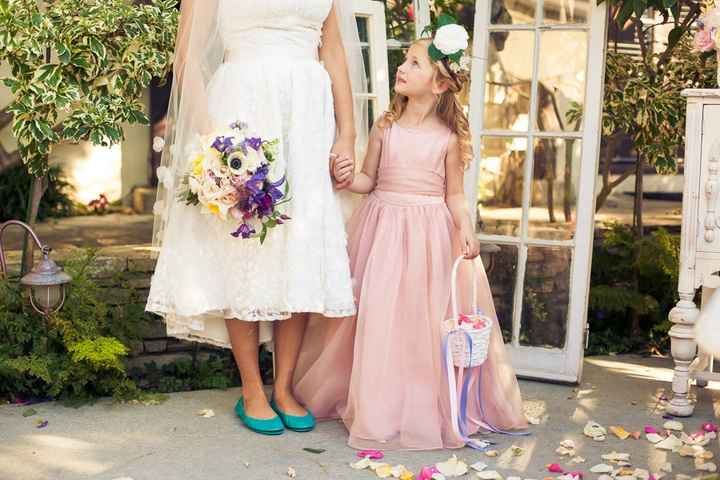 Ladies who wore flats on their big day