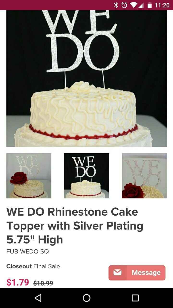 Cake topper fun!