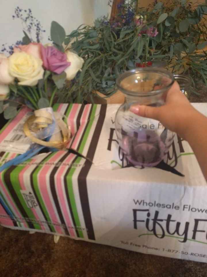 DIY FiftyFlowers Prep! on mobile...
