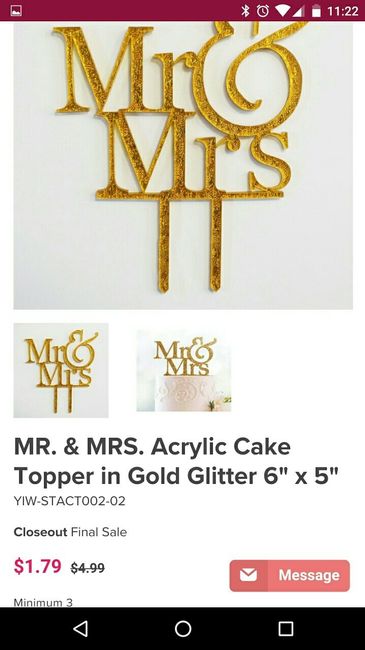 Cake topper fun!