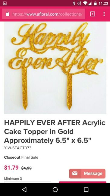 Cake topper fun!