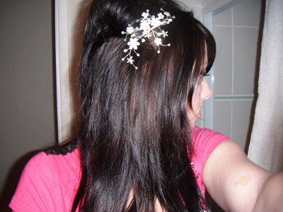 The hair piece I ordered... pics in my hair...Hoping for Meghan B. to comment