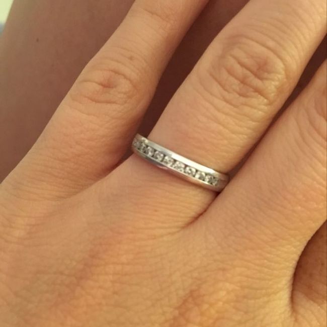 We bought our wedding bands!