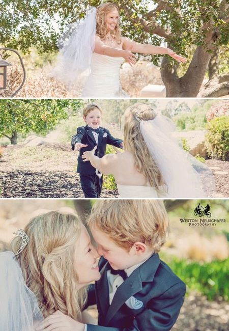 Has anyone done a "first look" with their young child??