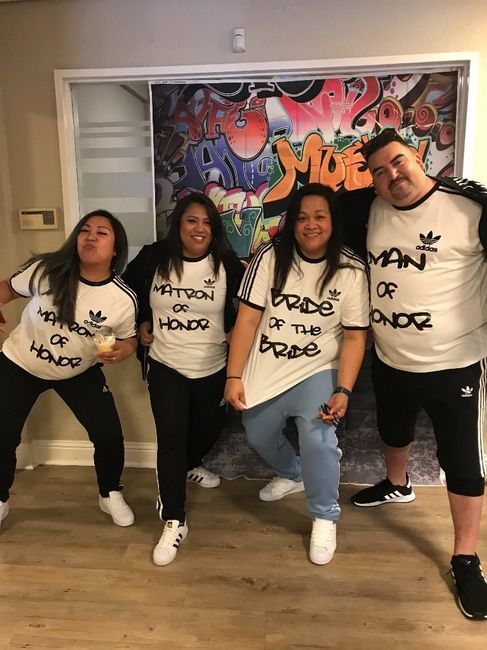 Adidas 80s/90s Themed Wedding Shower 7