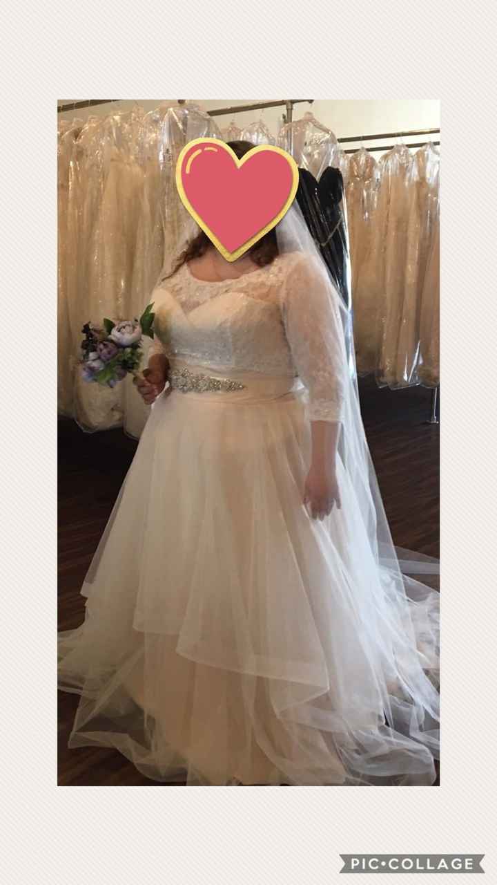 I wanna see your wedding dress!