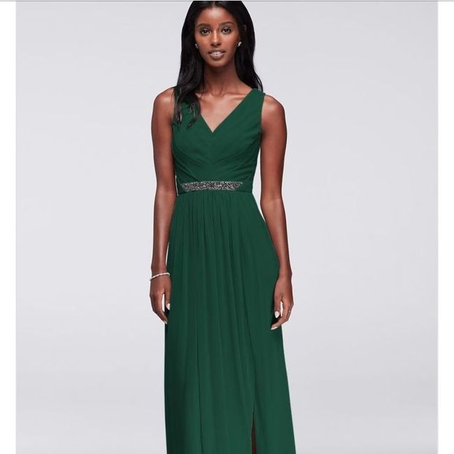 Bridesmaid dresses.