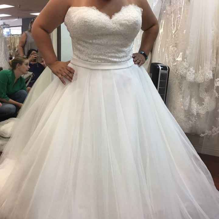 Said yes to the dress!