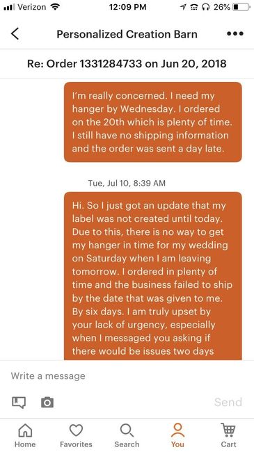 Wedding hanger- Buyer Beware! - 2