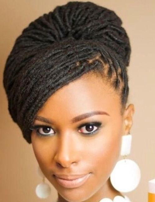 African American Bride Hairstyle for destination wedding 2