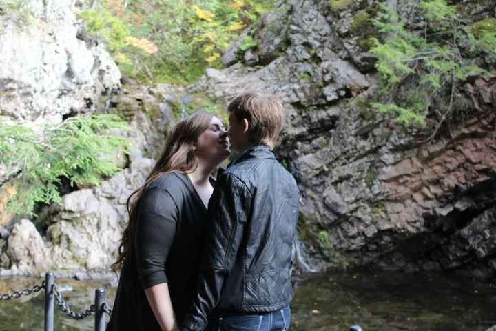 We had engagement photos done in October, and I forgot to share them! :)