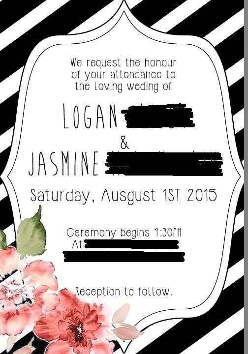 My invite design!
