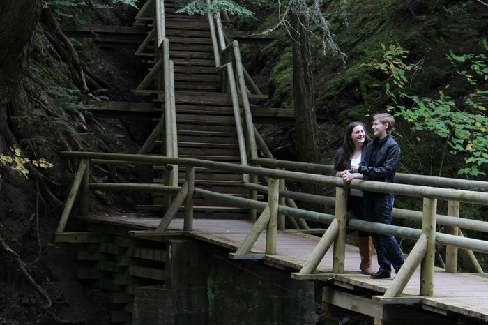We had engagement photos done in October, and I forgot to share them! :)