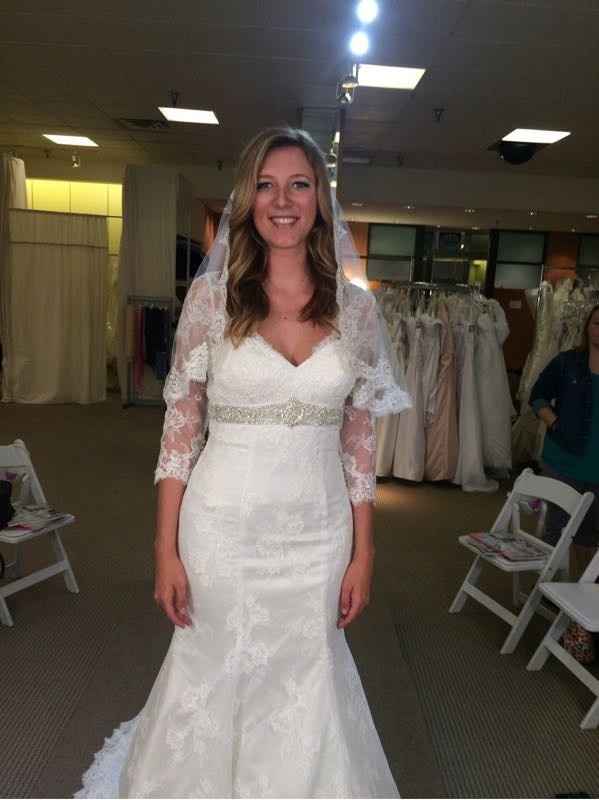 So I went dress shopping today