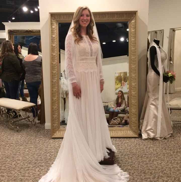 I bought a wedding dress!!
