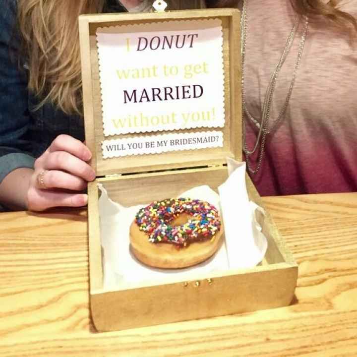 I have bridesmaids!