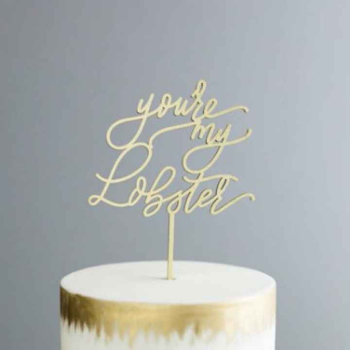 Cake topper