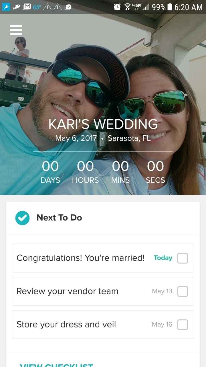 It's our wedding dayyyy!!
