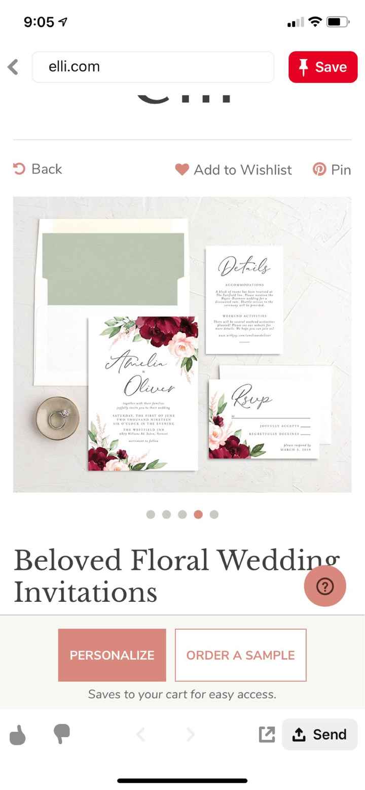 Wedding invitations - 1