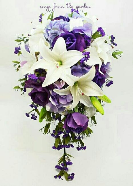 Cascading bouquet
