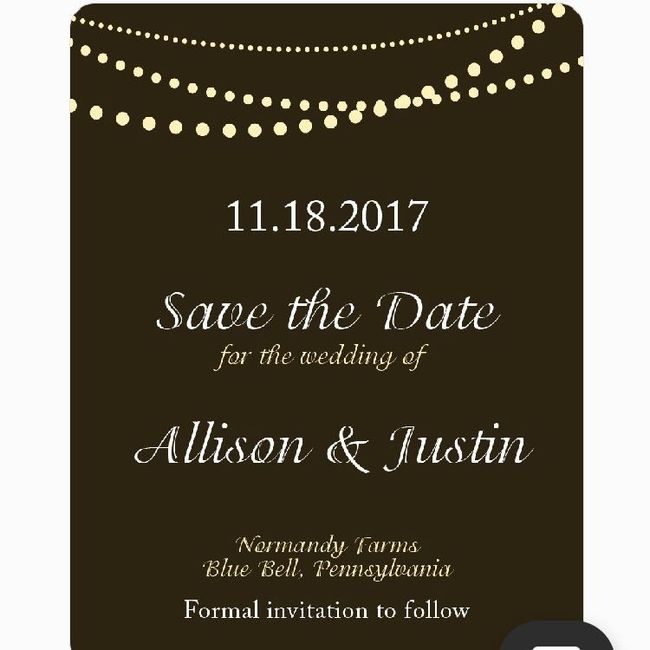 Save The Date & Wedding Invites