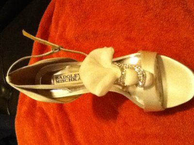 2 Pairs of Bridal Shoes 1 Dress. Honest responses only. (PIC)