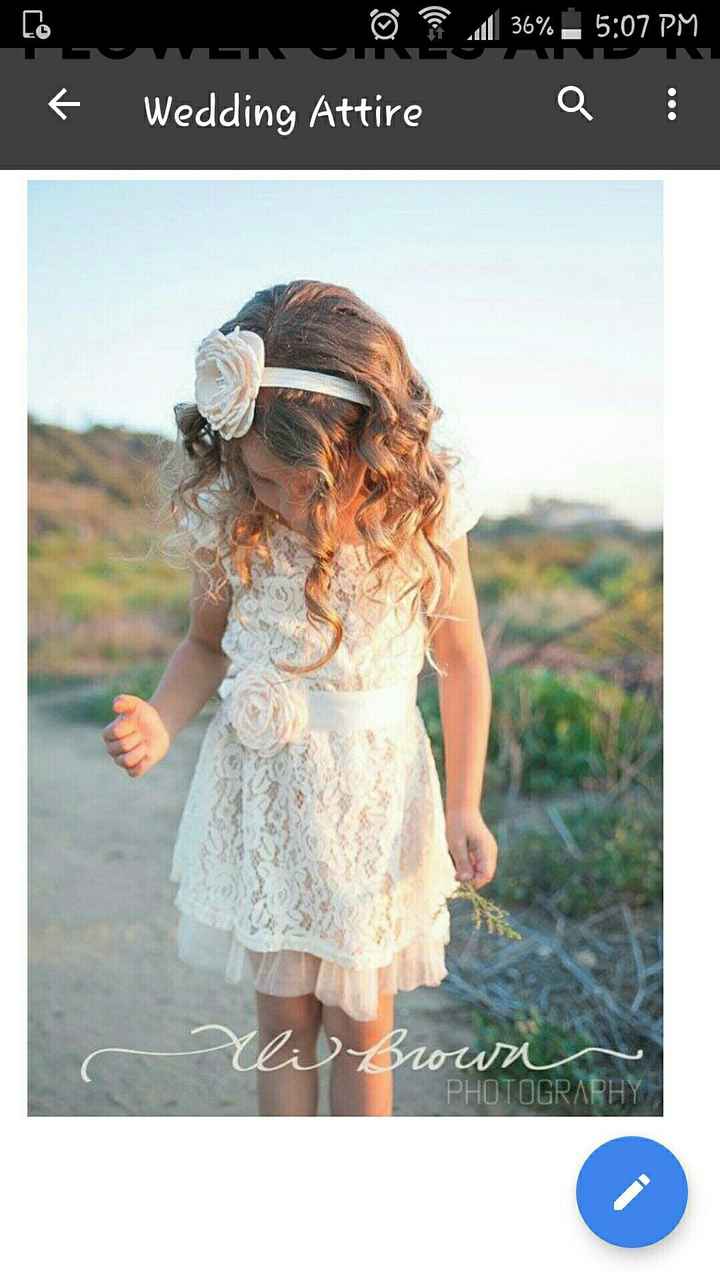 Where did people get their flower girl dresses?