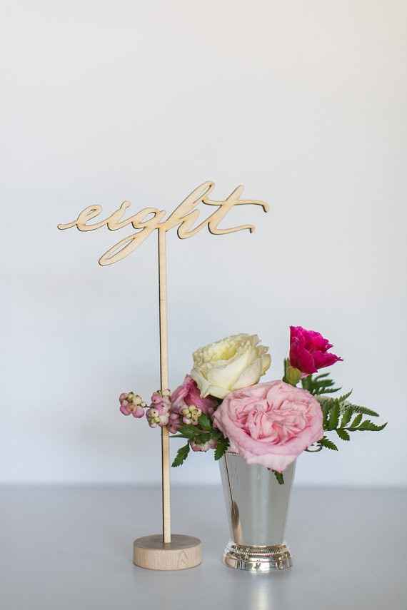 centerpiece table numbers